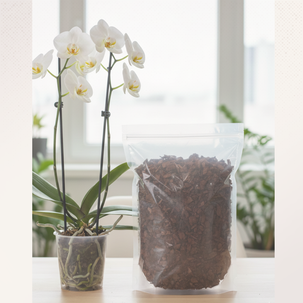 Orchid Bark 5L — Chunky Pine Bark for Orchids, Aroids & Epiphytes
