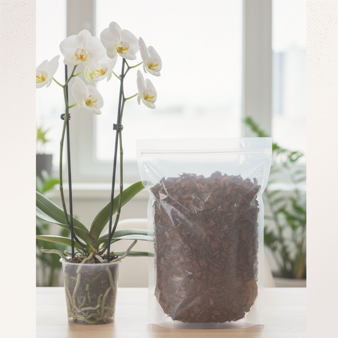 Orchid Bark 5L — Chunky Pine Bark for Orchids, Aroids & Epiphytes